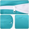 Párna huzat 6 pcs heerlen türkiz ø 15 x 40 cm poliészter