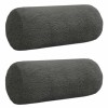 Párna huzat 2 pcs heerlen sötétszürke ø 15 x 40 cm bouclé