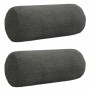 Párna huzat 2 pcs heerlen sötétszürke ø 15 x 40 cm bouclé