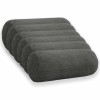 Párna huzat 6 pcs heerlen sötétszürke ø 15 x 40 cm bouclé