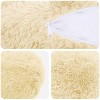 Párna huzat 2 pcs heerlen krémszínű ø 15 x 40 cm pv mikroplüss