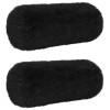 Párna huzat 2 pcs heerlen fekete ø 15 x 40 cm pv mikroplüss