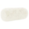 Párna huzat 2 pcs heerlen fehér ø 15 x 40 cm pv mikroplüss