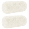 Párna huzat 2 pcs heerlen fehér ø 15 x 40 cm pv mikroplüss