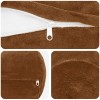 Párna huzat 2 pcs heerlen világos barna ø 15 x 40 cm flanell