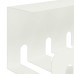 Asztal alatti kábel kezelő tálca 2 db fehér 43 x 10 x 10 cm