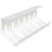 Asztal alatti kábel kezelő tálca 2 db fehér 44 x 11,5 x 13,5 cm