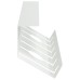 Asztal alatti kábel kezelő tálca 2 db fehér 44 x 11,5 x 13,5 cm