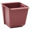 Virágboxok euro raklapokhoz 12 pcs barna 14 x 9 x 9,5 cm