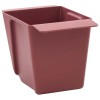 Virágboxok euro raklapokhoz 12 pcs barna 14 x 9 x 9,5 cm