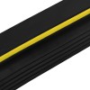 Garázspadló tömítés fekete és sárga 12 x 90 mm 5,5 m pvc