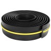 Garázspadló tömítés fekete és sárga 12 x 90 mm 5,5 m pvc