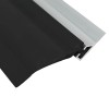 Garázs ajtó tömítés fekete 52 x 2 mm 5,5 m pvc