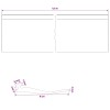 Garázs ajtó tömítés fekete 52 x 2 mm 5,5 m pvc