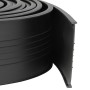 Garázs ajtó tömítés fekete 70 x 6 mm 4,5 m pvc