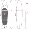 Felfújható stand up paddle board hydros 335 x 76 x 15 cm türkiz