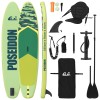 Sup tábla ülőhellyel 2 az 1-ben poseidon 335 x 76 x 15 cm zöld