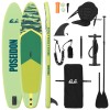 Sup tábla ülőhellyel 2 az 1-ben poseidon 366 x 81 x 15 cm zöld