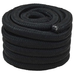 Csónak kötél teljes fekete pp