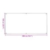 Növényfedező átlátszó 1 x 2 m pvc