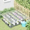 Növényfedező átlátszó 2 x 2 m pvc