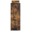 Biliárd dákó állvány szerelt fa 60 x 20 x 57 cm füstös tölgy