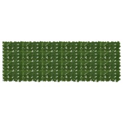 Erkély képernyő levelekkel zöld 300 x 100 cm