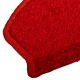 Öntapadós lépcsőszőnyegek 15 pcs piros 80 x 24,5 x 3,5 cm