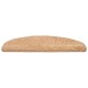 Öntapadós lépcsőszőnyegek 15 pcs arany 80 x 24,5 x 3,5 cm
