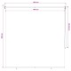 Roletta uv védelemmel tópszínű 145 x 230 cm poliészter