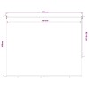 Roletta uv védelemmel fehér 180 x 140 cm poliészter