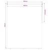 Roletta uv védelemmel fehér 200 x 140 cm poliészter