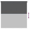 Roletta uv védelemmel fekete 120 x 140 cm poliészter