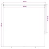 Roletta uv védelemmel fekete 120 x 140 cm poliészter