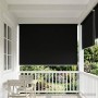 Roletta uv védelemmel fekete 140 x 140 cm poliészter