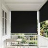 Roletta uv védelemmel fekete 160 x 140 cm poliészter