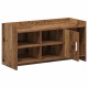 Cipőszekrény tárolóval antik fa 100 x 39,5 x 51 cm szerelt fa