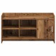 Cipőszekrény tárolóval antik fa 100 x 39,5 x 51 cm szerelt fa