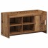 Cipőszekrény tárolóval antik fa 100 x 39,5 x 51 cm szerelt fa