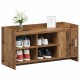 Cipőszekrény tárolóval antik fa 100 x 39,5 x 51 cm szerelt fa