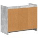 Cipőszekrény tárolóval betonszürke 85 x 39,5 x 70 cm szerelt fa