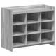 Cipőszekrény szürke sonoma 85 x 39,5 x 70 cm szerelt fa