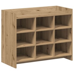 Cipőszekrény kézműves tölgy 85 x 39,5 x 70 cm szerelt fa