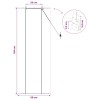 Roletta barna 50 x 160 cm bambusz