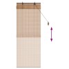 Roletta barna 60 x 160 cm bambusz
