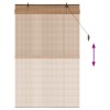 Roletta barna 110 x 160 cm bambusz