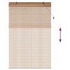Roletta barna 130 x 220 cm bambusz