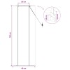 Roletta szürke 40 x 160 cm bambusz