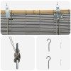 Roletta szürke 40 x 220 cm bambusz