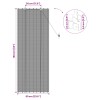 Roletta szürke 60 x 160 cm bambusz